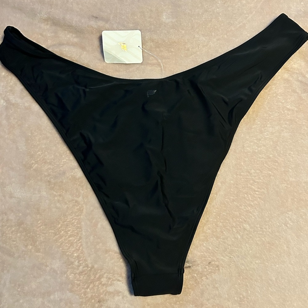 Fabletics Black High-Cut Bikini